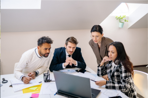 au sein de l'entreprise