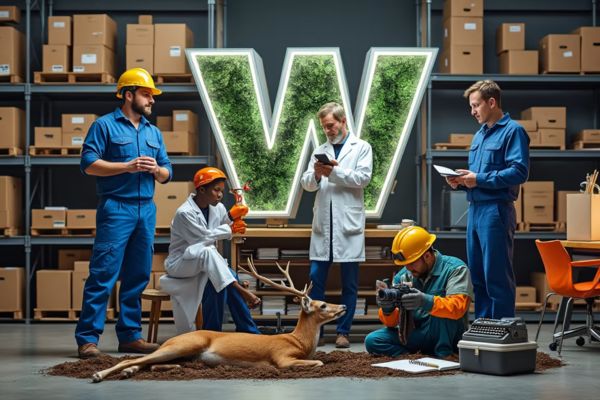 Les métiers du commerce en W