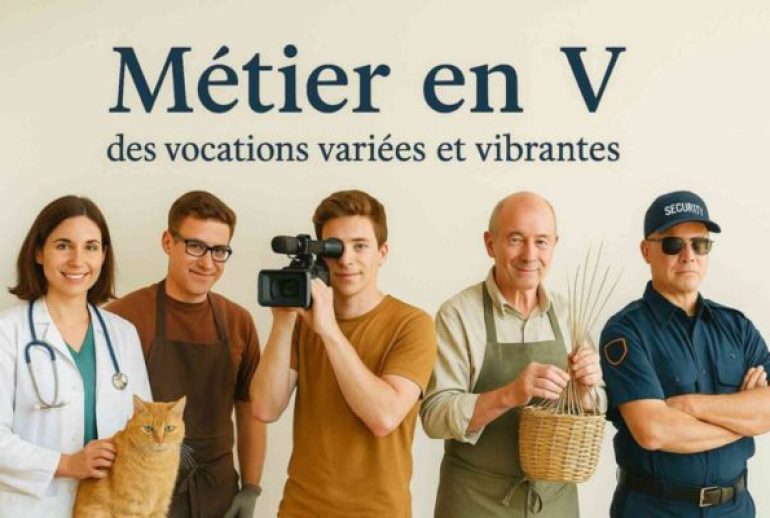 métier en v